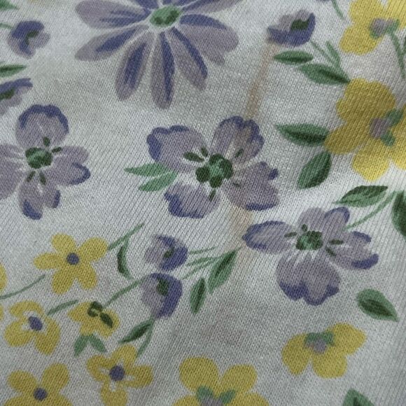 Nicole Miller NY Button Front Floral Sleeveless Ruffle Collar Tank Top, Girls 5 - Picture 4 of 8